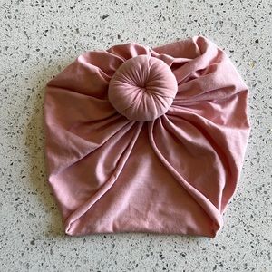 Poppy Knots dusty pink knot turban